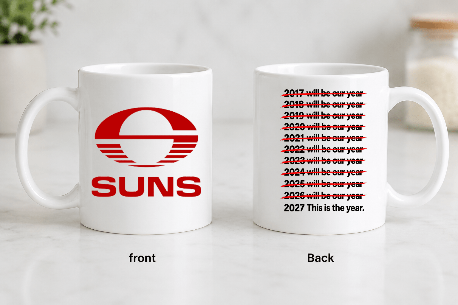 AFL 11oz Mug – Will Be Our Year | Built Different Goods - Built Different Goods