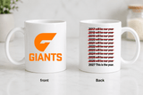 AFL 11oz Mug – Will Be Our Year | Built Different Goods - Built Different Goods
