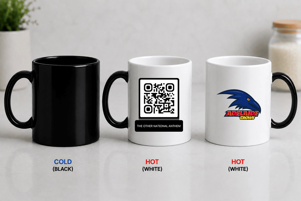 AFL QR Code Colour Changing Mug - Built Different Goods