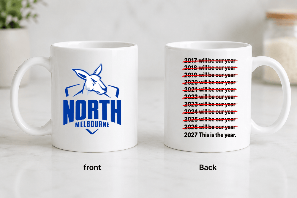 AFL 11oz Mug – Will Be Our Year | Built Different Goods - Built Different Goods