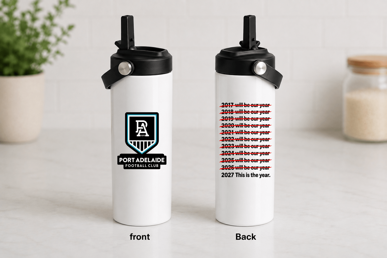 AFL 20oz Stainless Steel Tumbler – Will Be Our Year - Built Different Goods