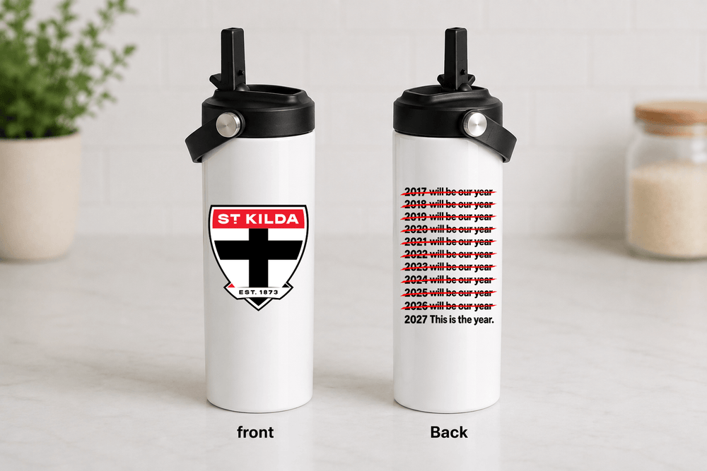 AFL 20oz Stainless Steel Tumbler – Will Be Our Year - Built Different Goods