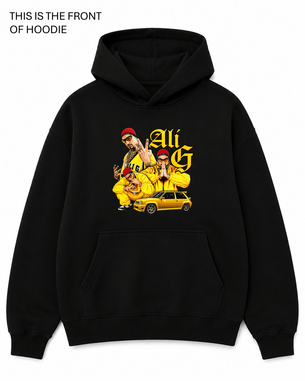 Ali G Graphic Hoodie - Built Different Goods