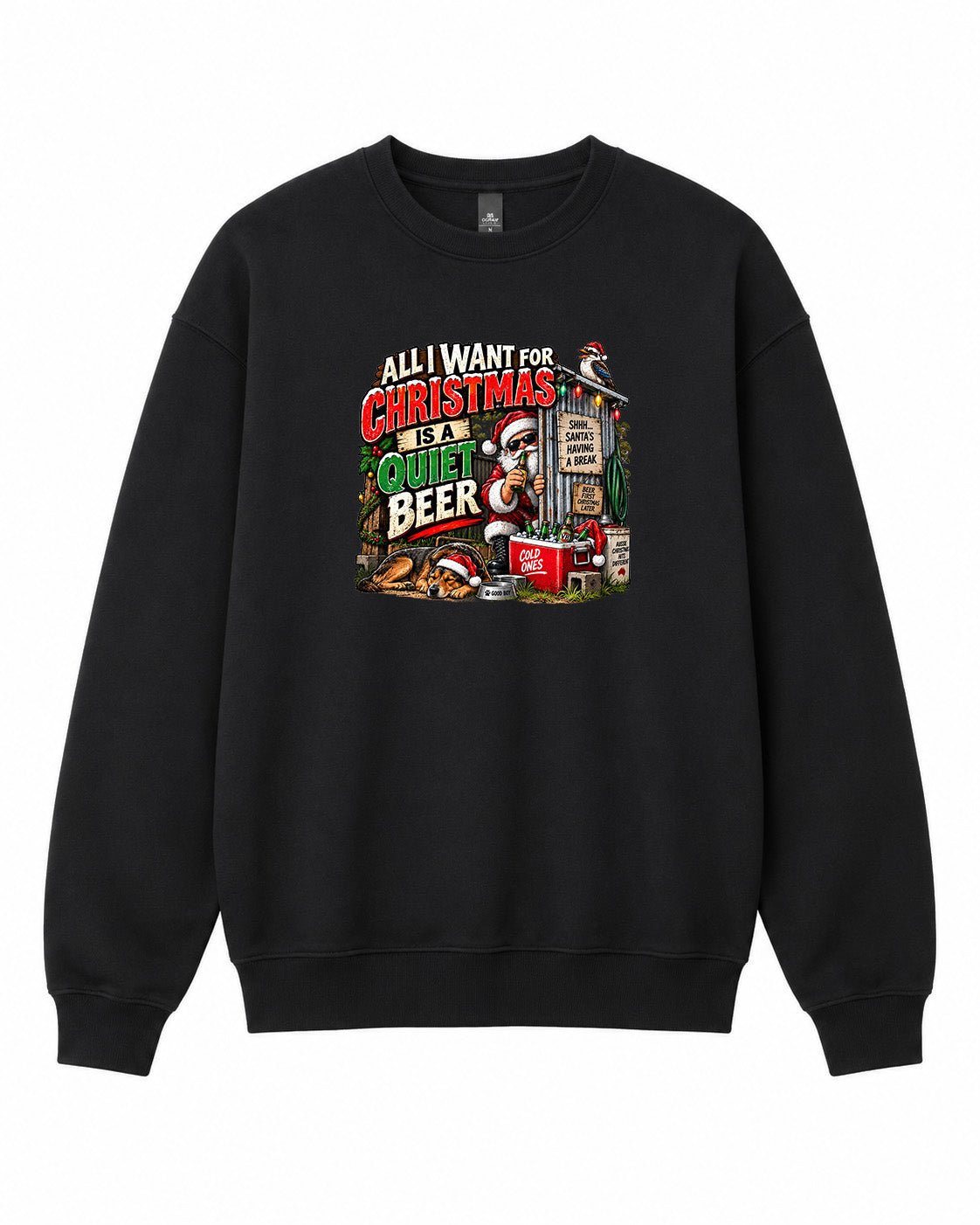 All I Want For Christmas Graphic Crewneck Sweatshirt - Built Different Goods