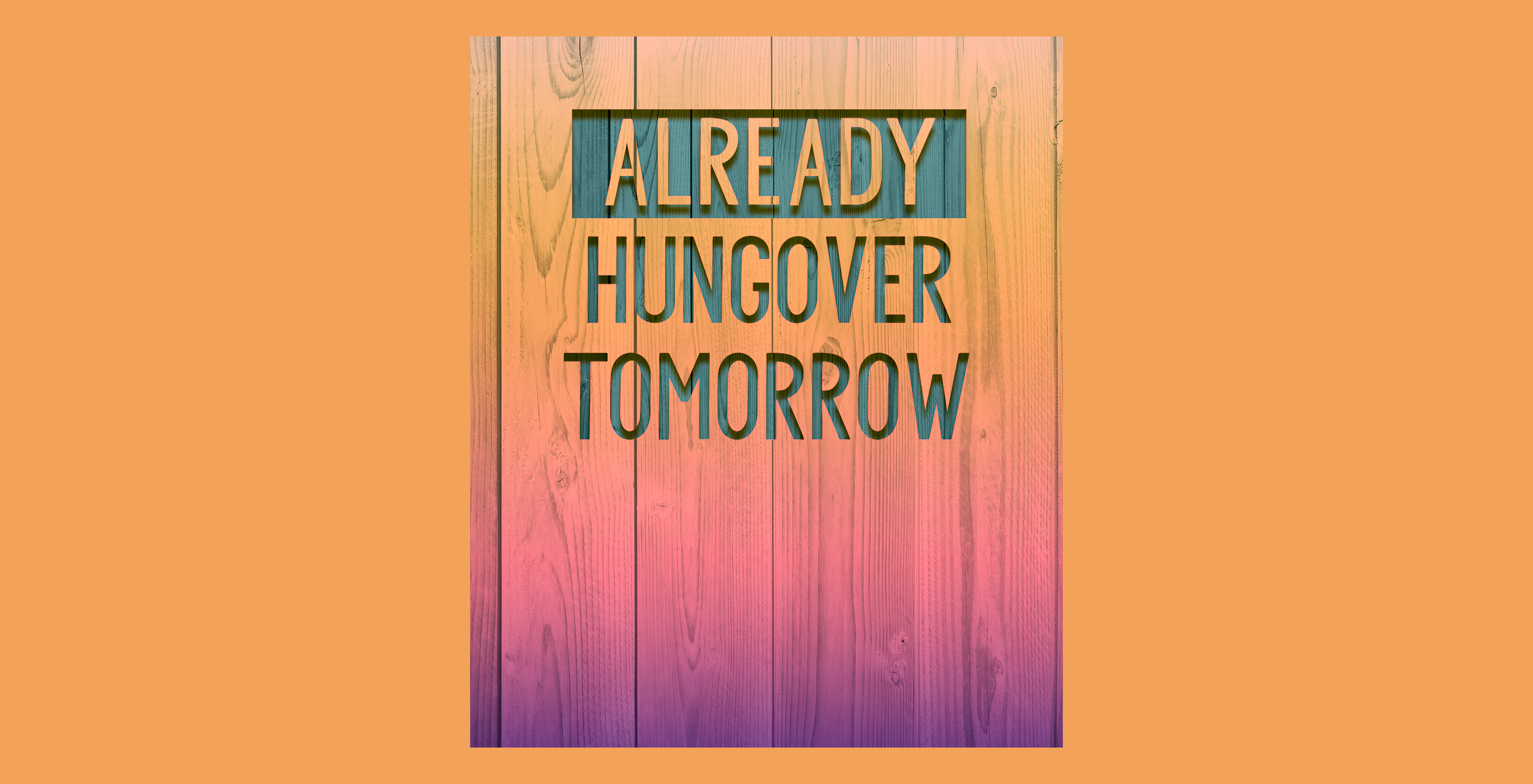 5mm Neoprene Stubby Holder for 375ml Cans - Already Hungover Tomorrow