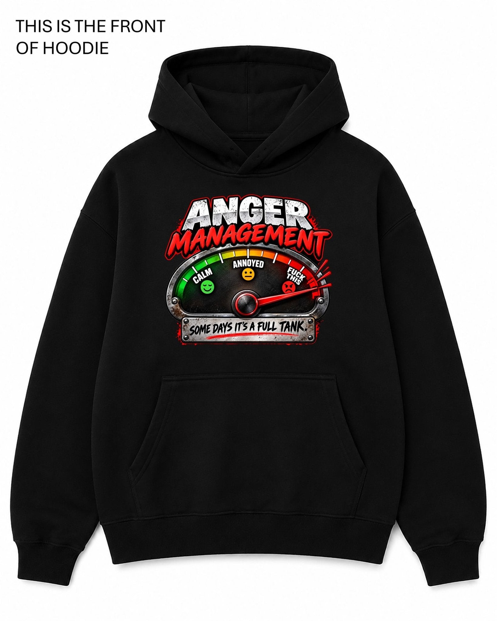 Anger Management Graphic Hoodie - Built Different Goods