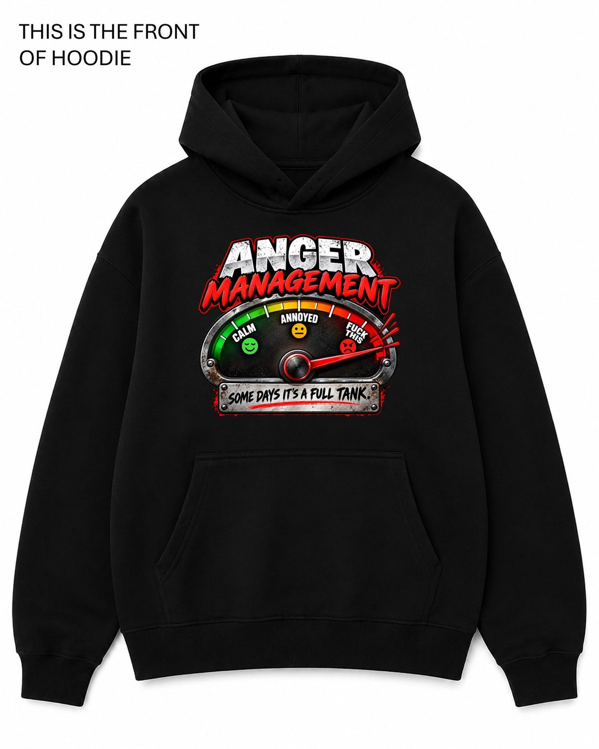 Anger Management Graphic Hoodie - Built Different Goods