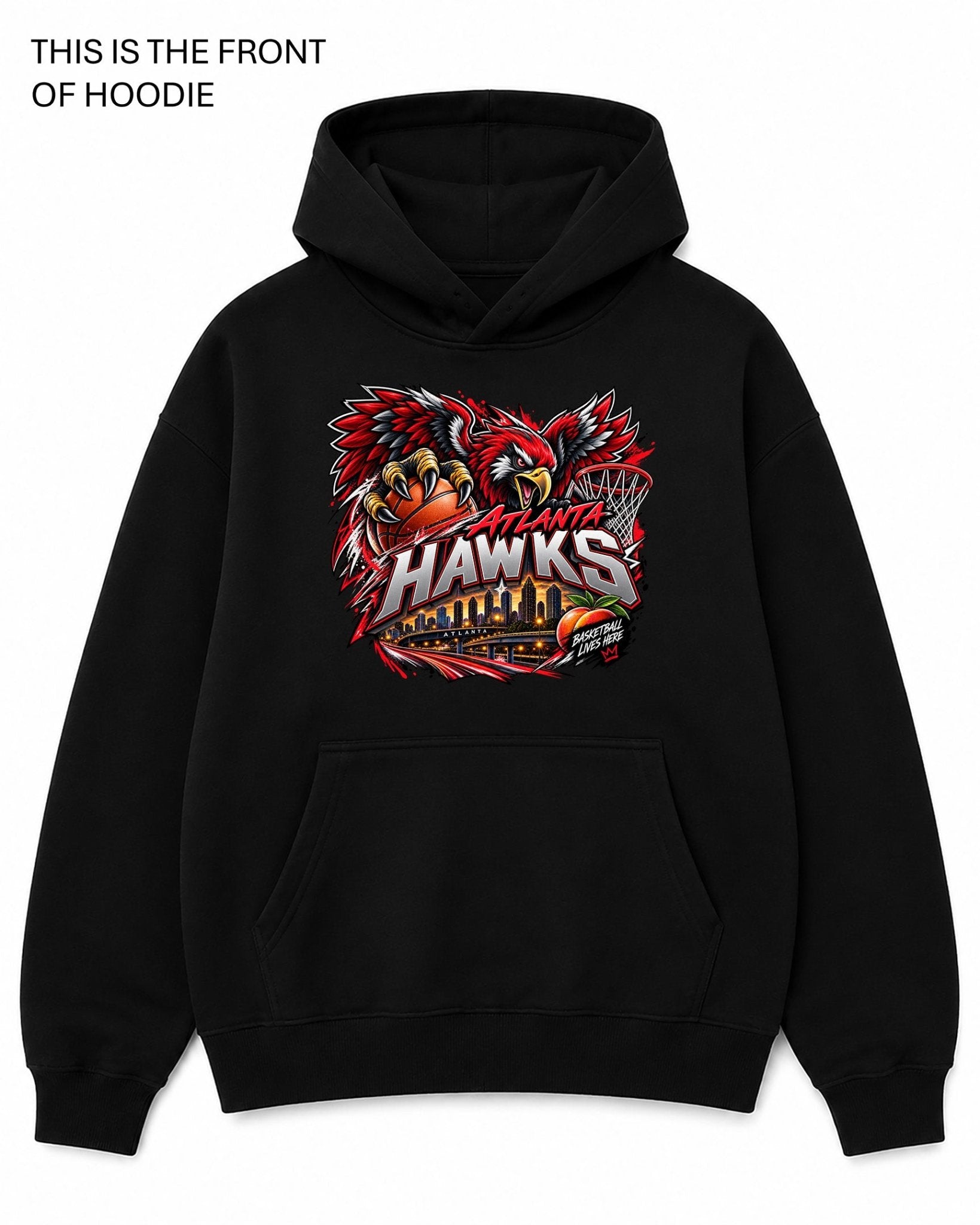 Atlanta Hawks Graphic Hoodie - Built Different Goods