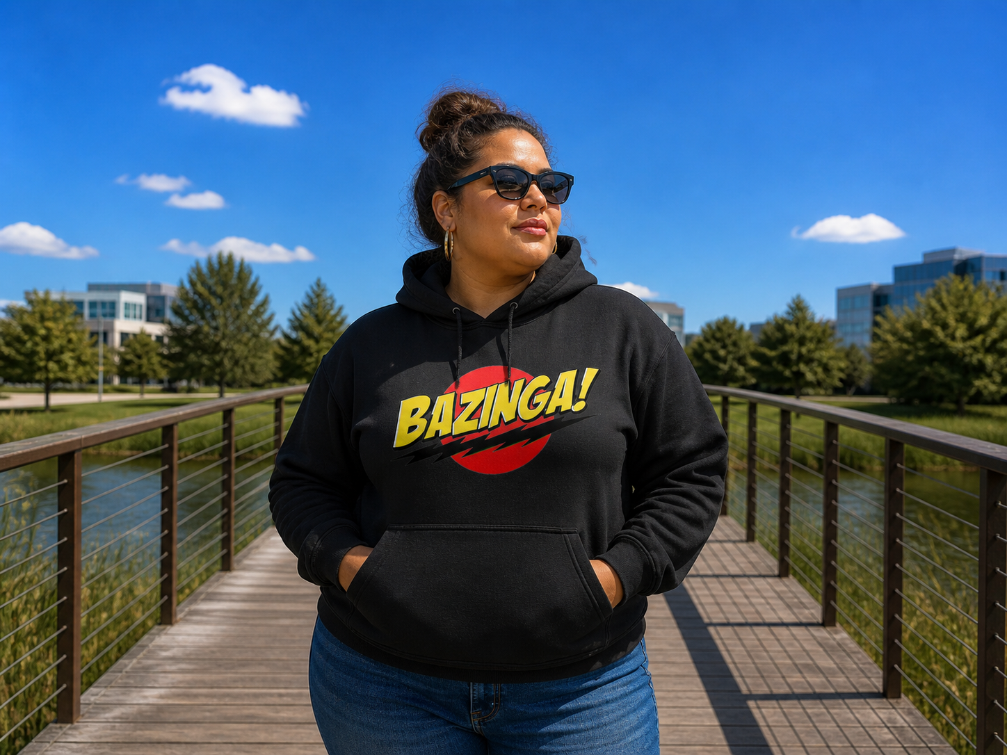 BDG Graphic Hoodie - Bazinga