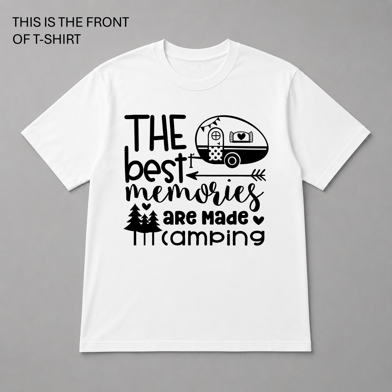 BDG Graphic T-Shirt - The Best Memories are Made Camping