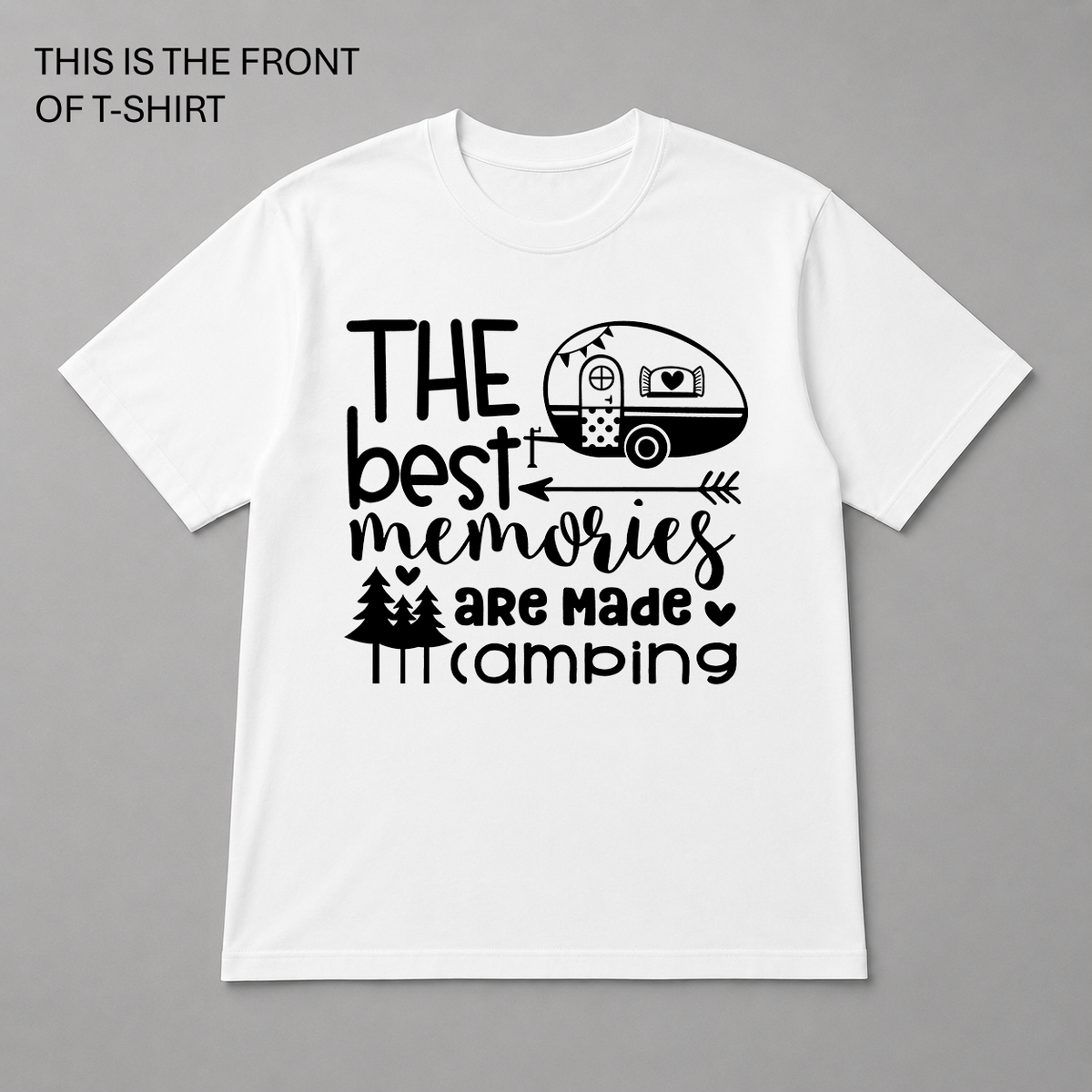 BDG Graphic T-Shirt - The Best Memories are Made Camping