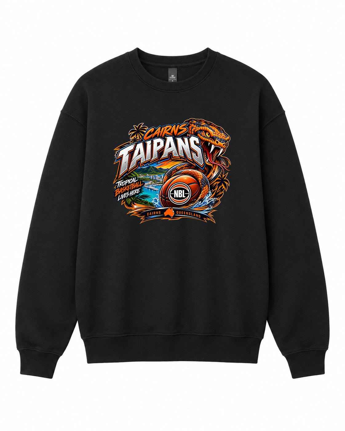 Cairns Taipans NBL Graphic Crewneck Sweatshirt