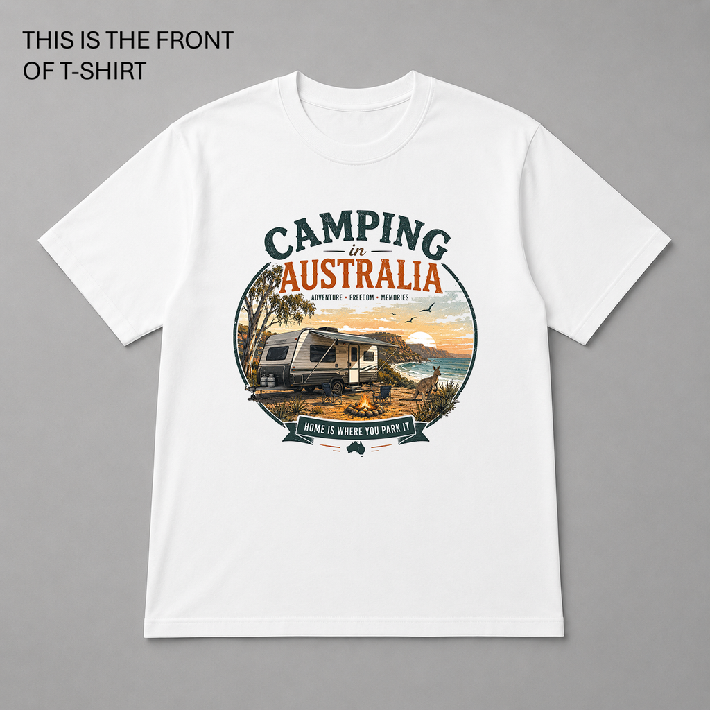BDG Graphic T-Shirt - Camping, home is where you park it