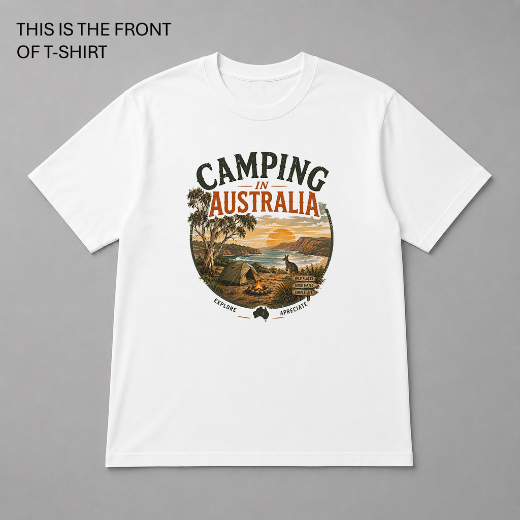 BDG Graphic T-Shirt - Camping in Australia