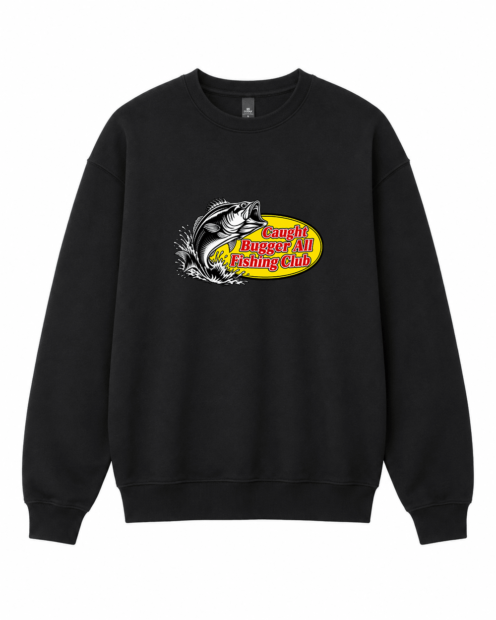 Caught Bugger all Fishing Club Crewneck Sweatshirt - Built Different Goods