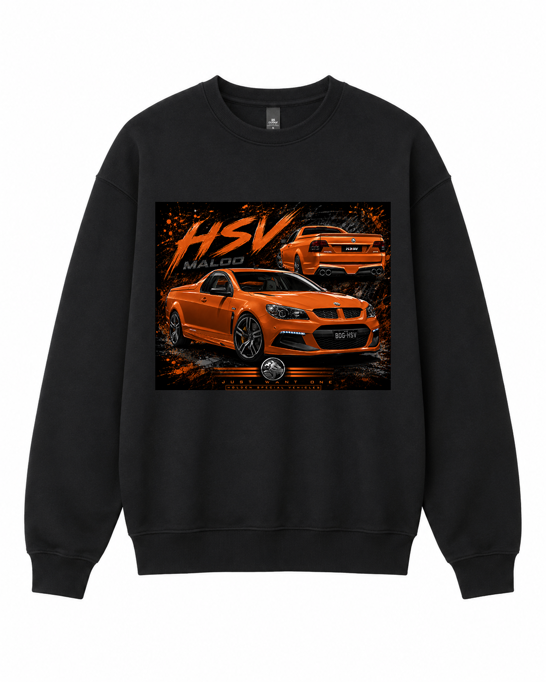 BDG Crew Neck Sweatshirt  -  Holden HSV Maloo Ute