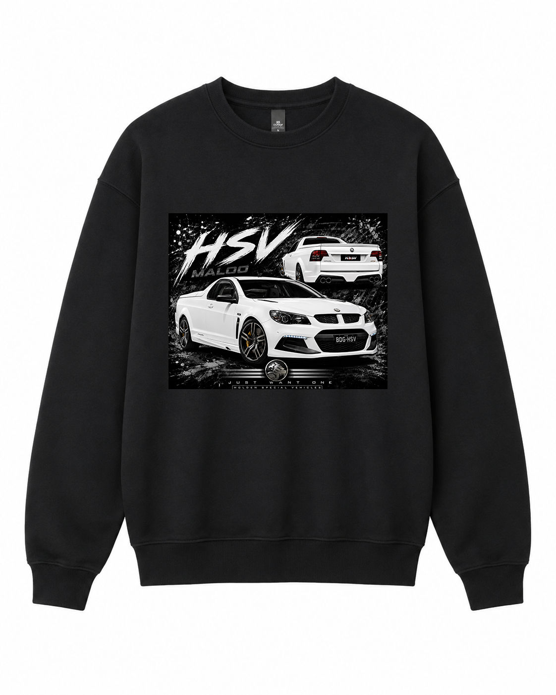 BDG Crew Neck Sweatshirt  -  Holden HSV Maloo Ute