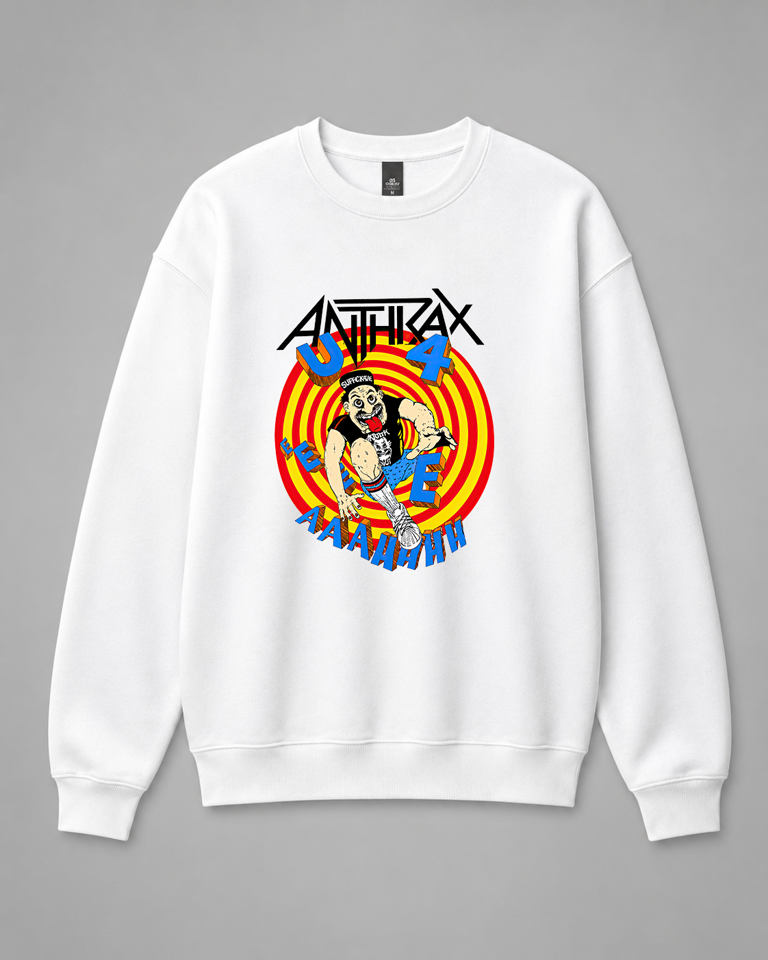 BDG Crew Neck Sweatshirt  -  Anthrax