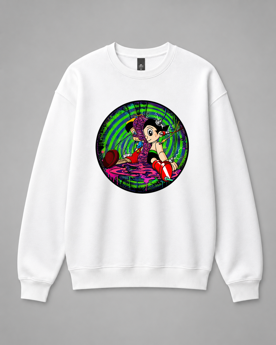 BDG Crew Neck Sweatshirt  -  Astro Boy And Pinocchio