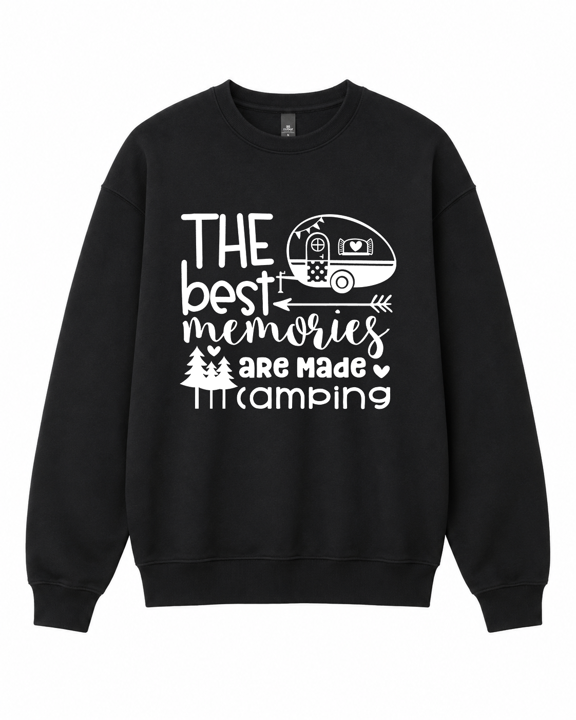BDG Crew Neck Sweatshirt  - Best Memories are Made Camping