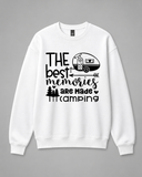 BDG Crew Neck Sweatshirt  - Best Memories are Made Camping