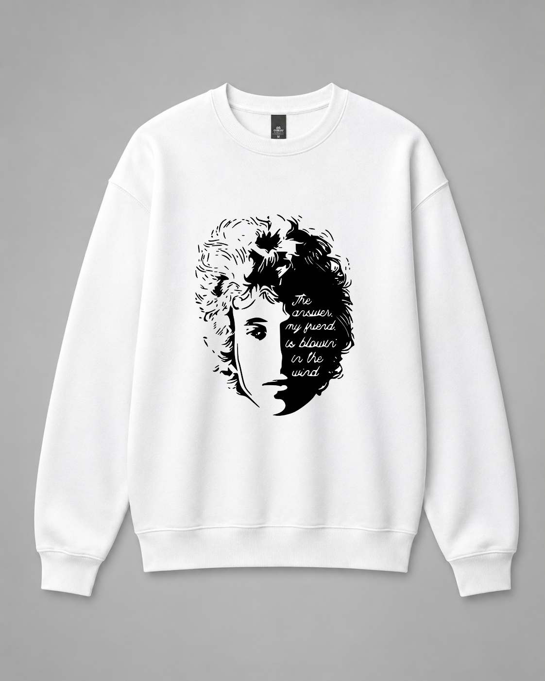 BDG Crew Neck Sweatshirt  -Bob Dylan