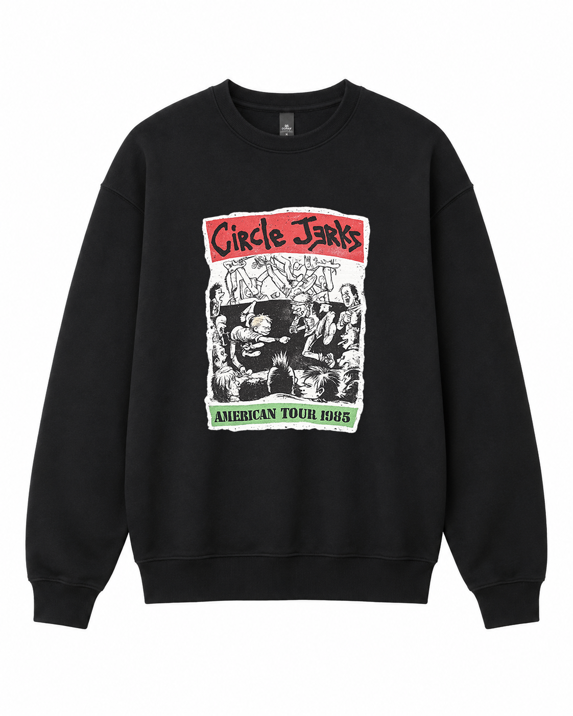BDG Crew Neck Sweatshirt  -  Circle Jerks