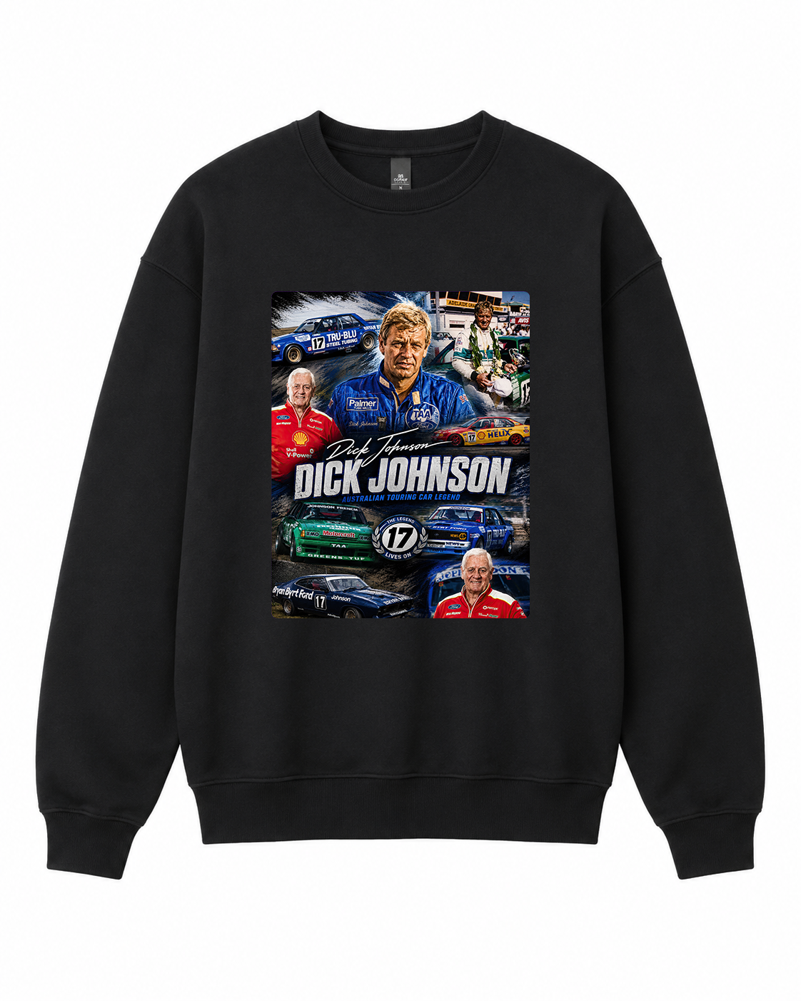 BDG Crew Neck Sweatshirt  -  Dick Johnson - Legend Lives On