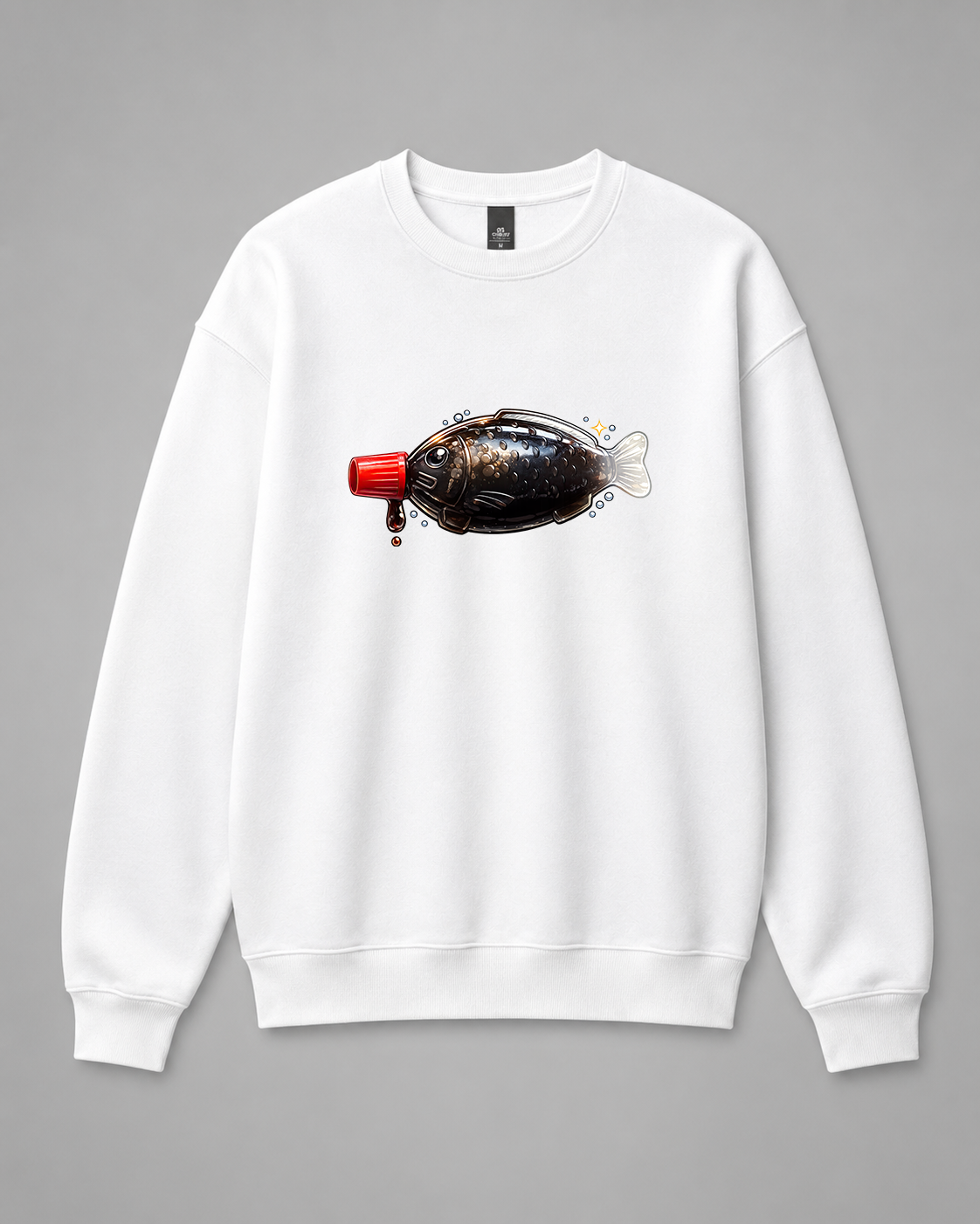 BDG Crew Neck Sweatshirt  - Fish soy bottle