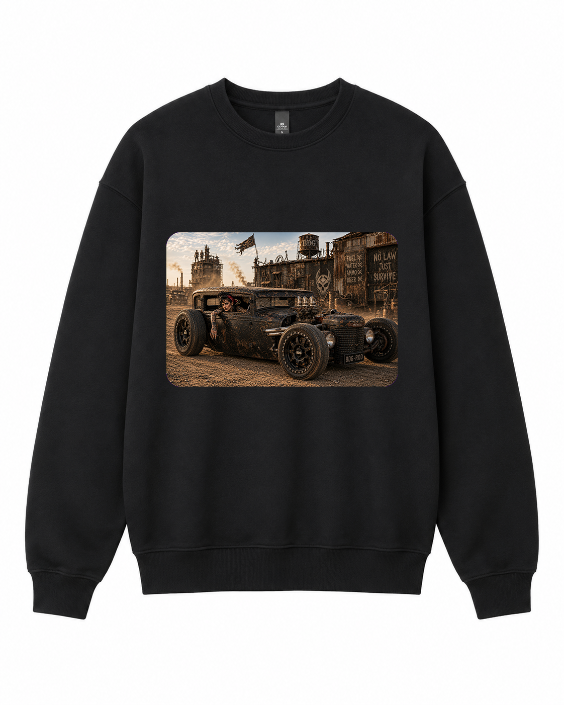 BDG Crew Neck Sweatshirt  -  Ford 1929 Rat Rod