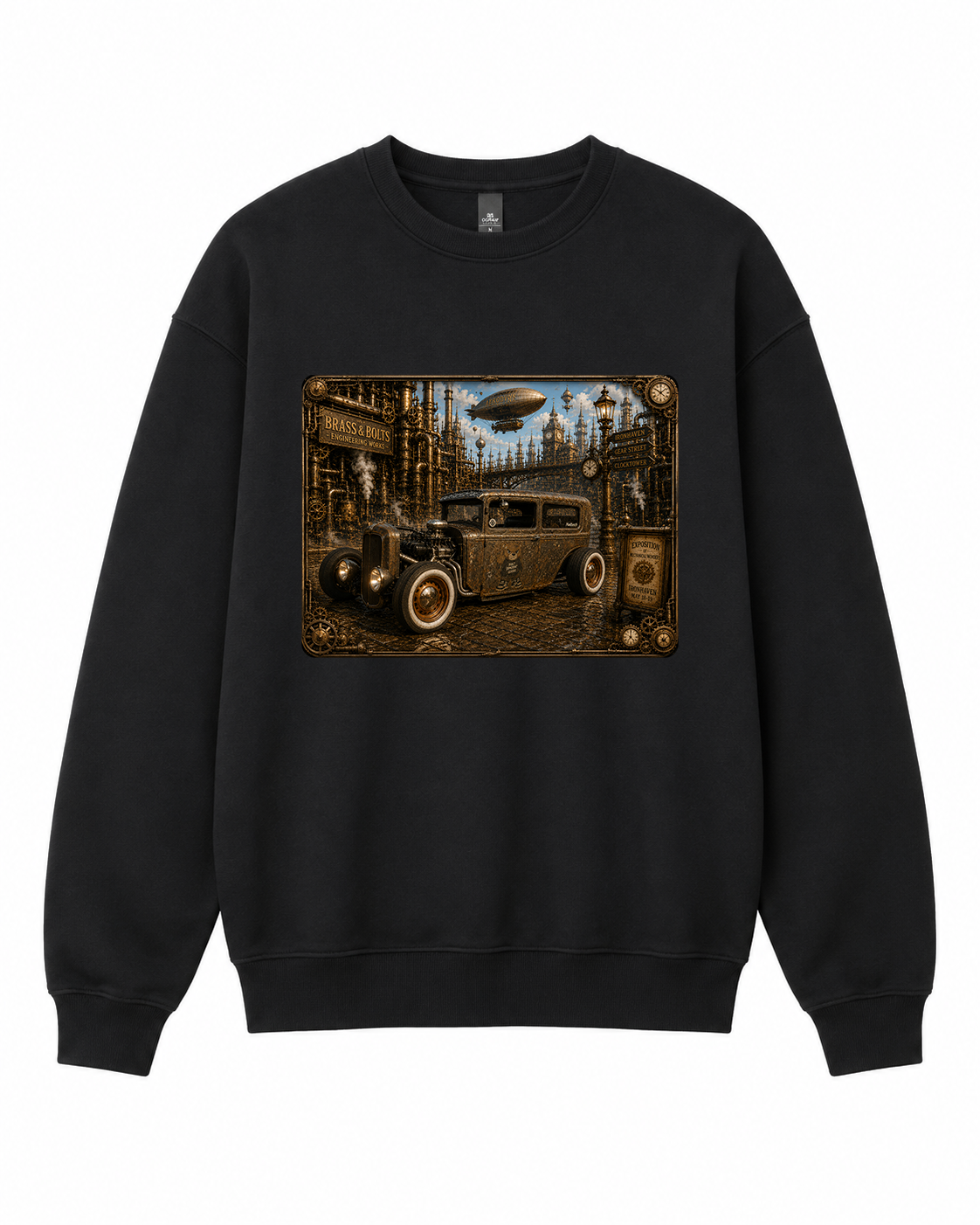 BDG Crew Neck Sweatshirt  -   Ford Model A Rat Rod