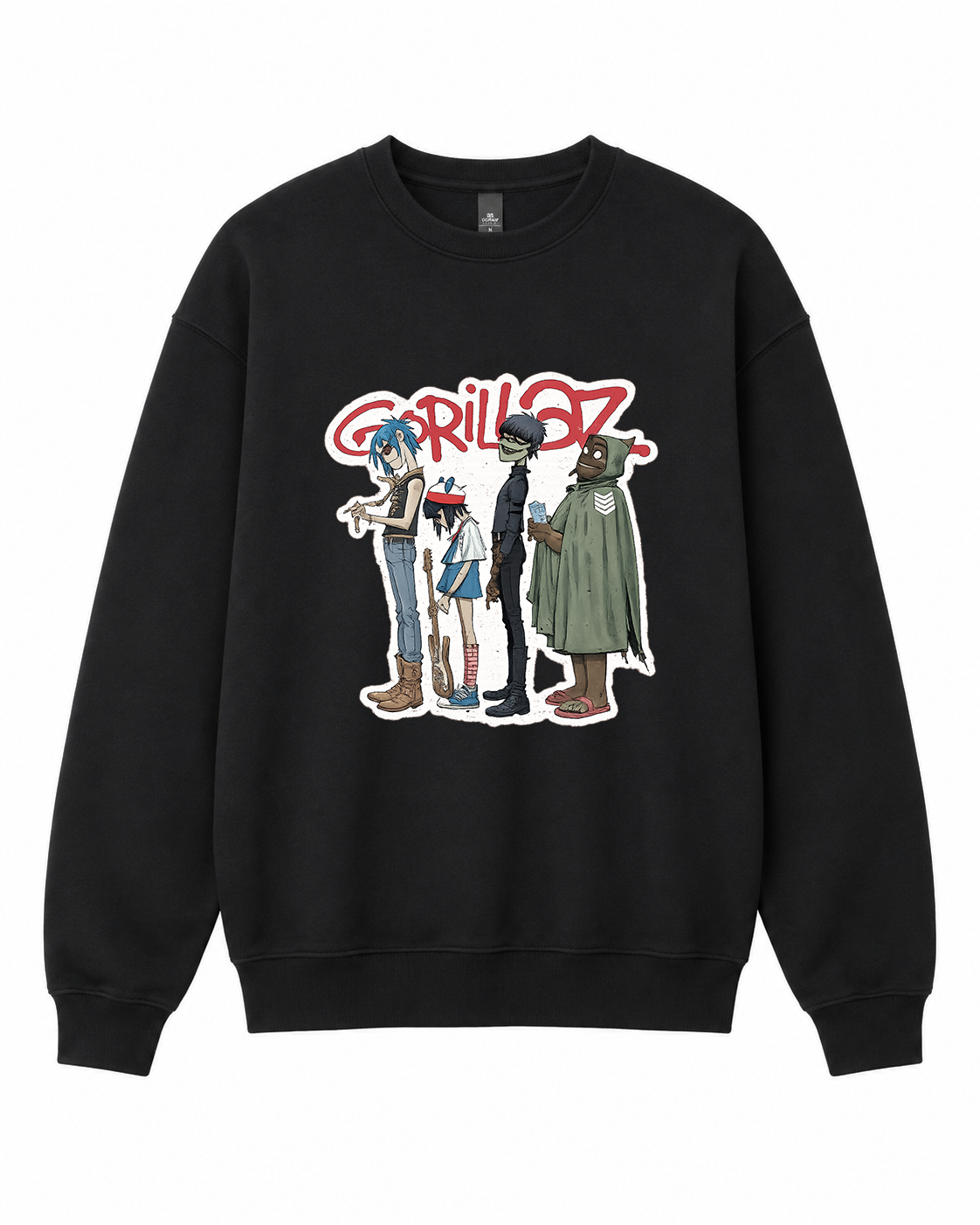 BDG Crew Neck Sweatshirt  -  Gorillaz