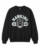 BDG Crew Neck Sweatshirt  - Stranger Things - Hawkins Indiana
