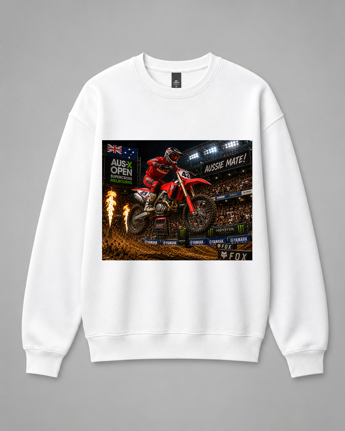 BDG Crew Neck Sweatshirt  - Honda CRF450 Mud Series
