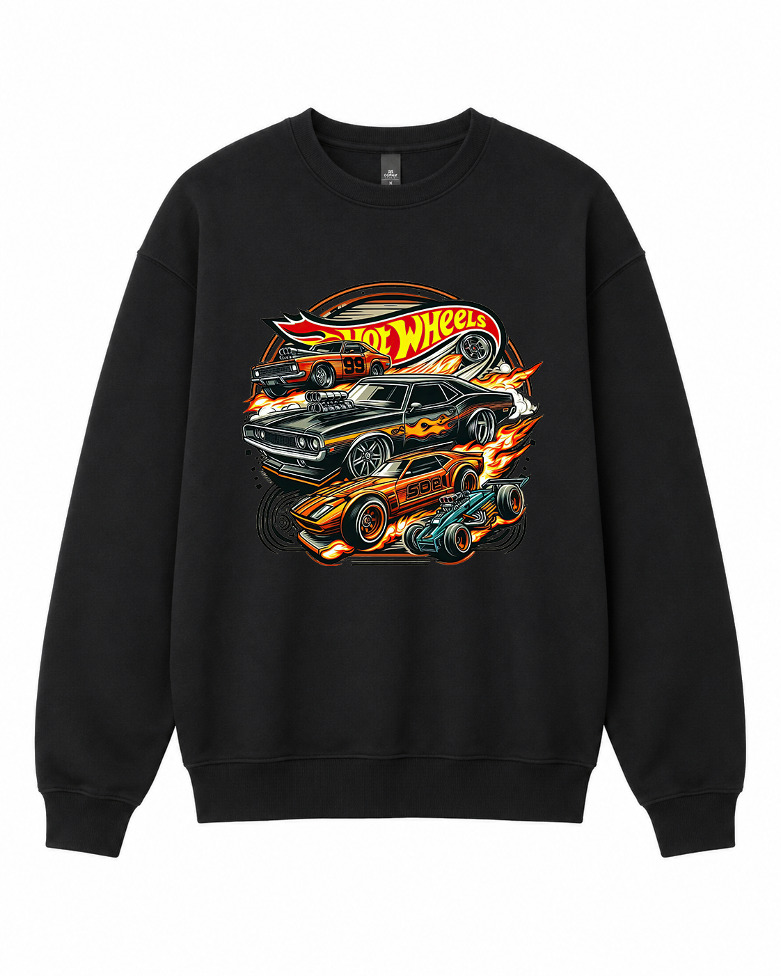 BDG Crew Neck Sweatshirt  - Hot Wheels