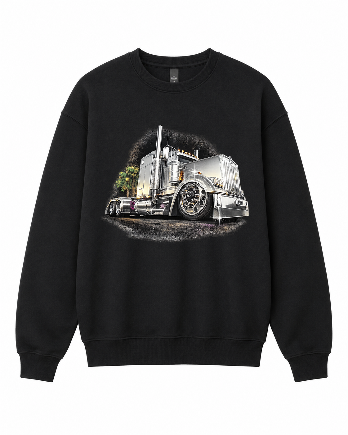 BDG Crew Neck Sweatshirt  -  Kenworth - Silver