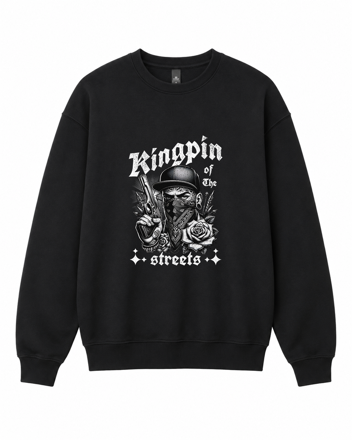 BDG Crew Neck Sweatshirt  -  Kingpin of the Streets