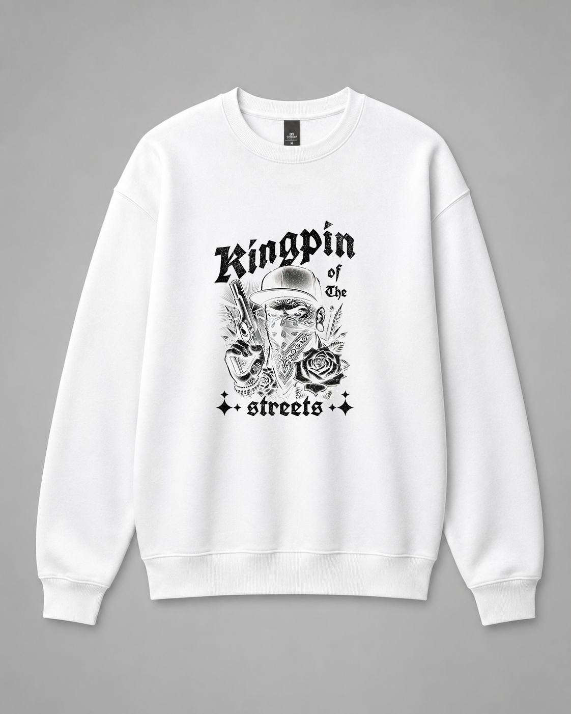 BDG Crew Neck Sweatshirt  -  Kingpin of the Streets