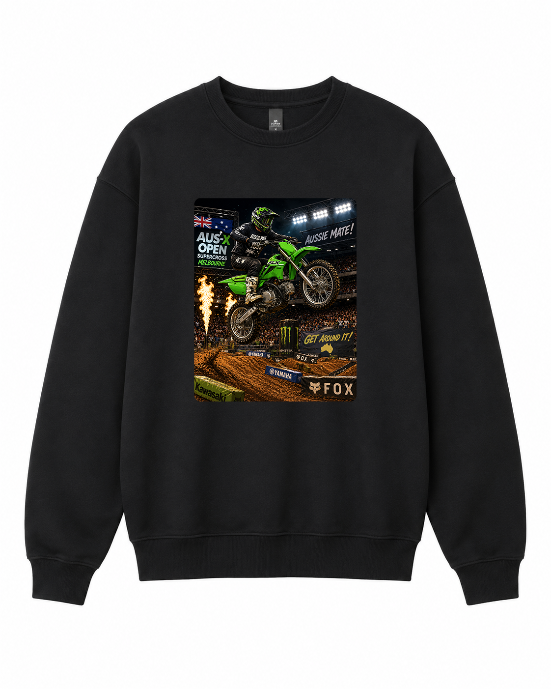 BDG Crew Neck Sweatshirt  -  Kawasaki KLX110 Dirt Series