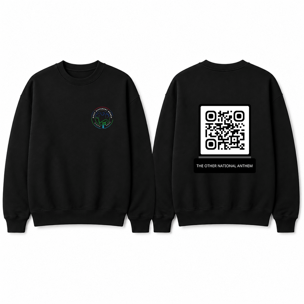 NRL QR Code Crewneck Sweatshirt – My Other National Anthem - Built Different Goods