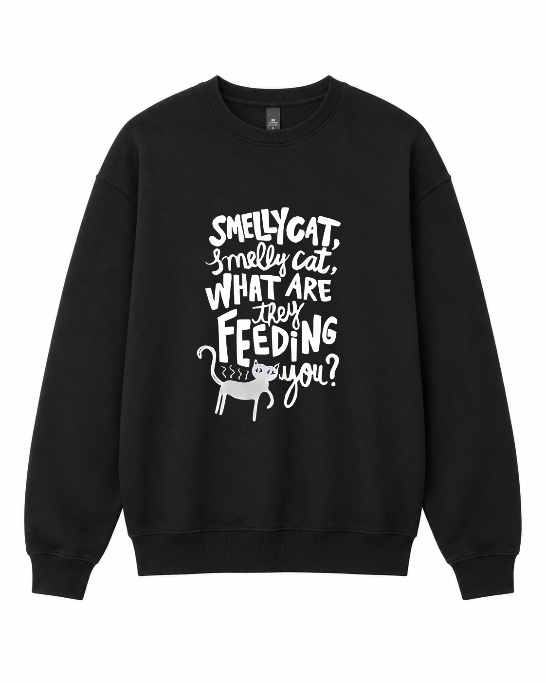 BDG Crew Neck Sweatshirt  - Smelly Cat