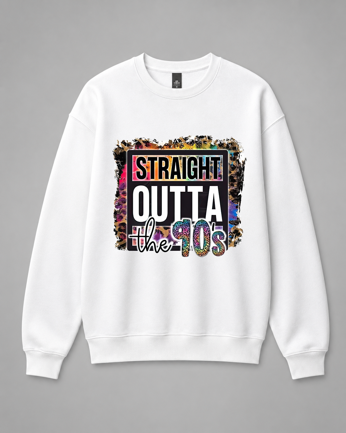 BDG Crew Neck Sweatshirt  - Straight Outta the 90s
