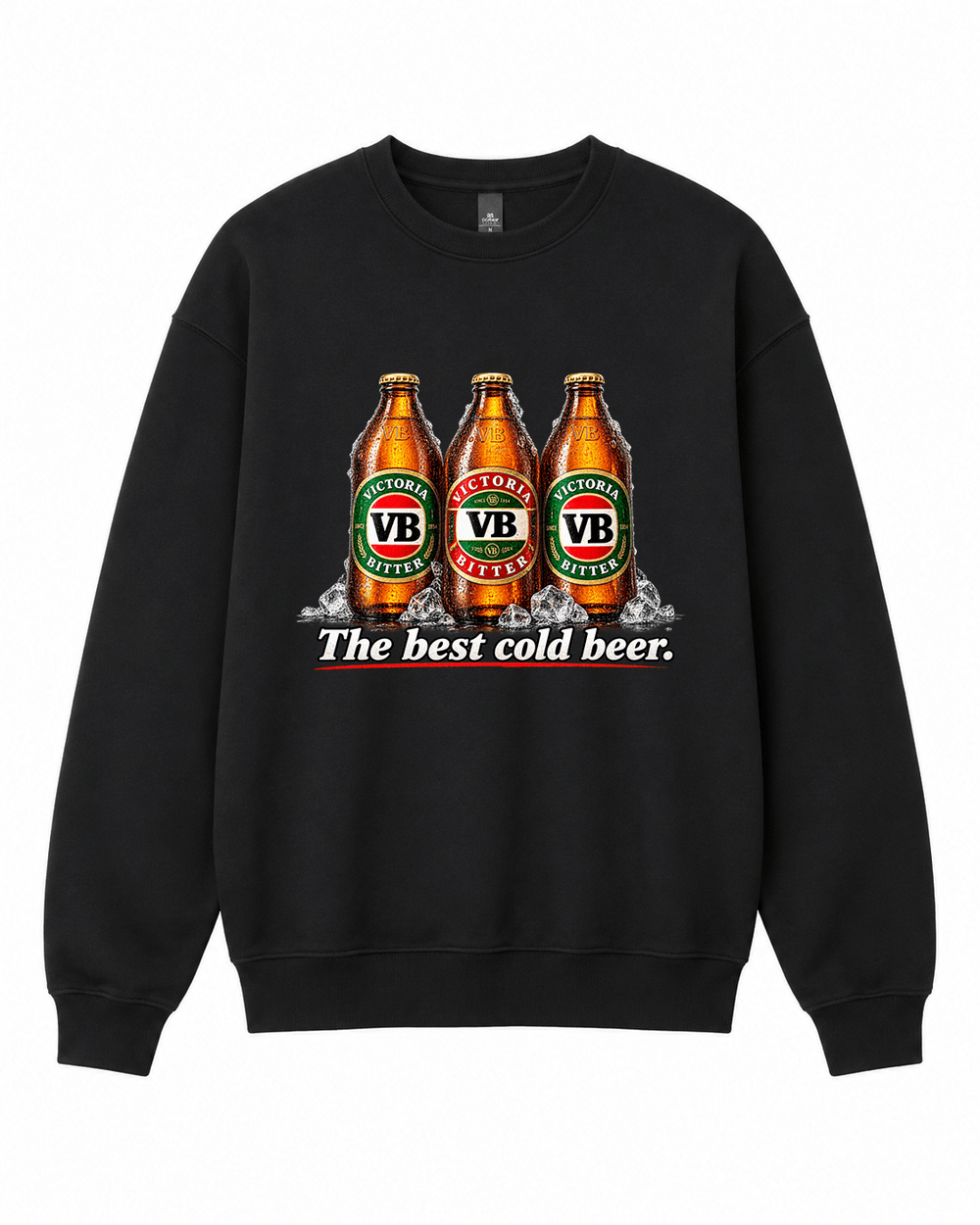 BDG Crew Neck Sweatshirt - The Best Cold Beer - Built Different Goods