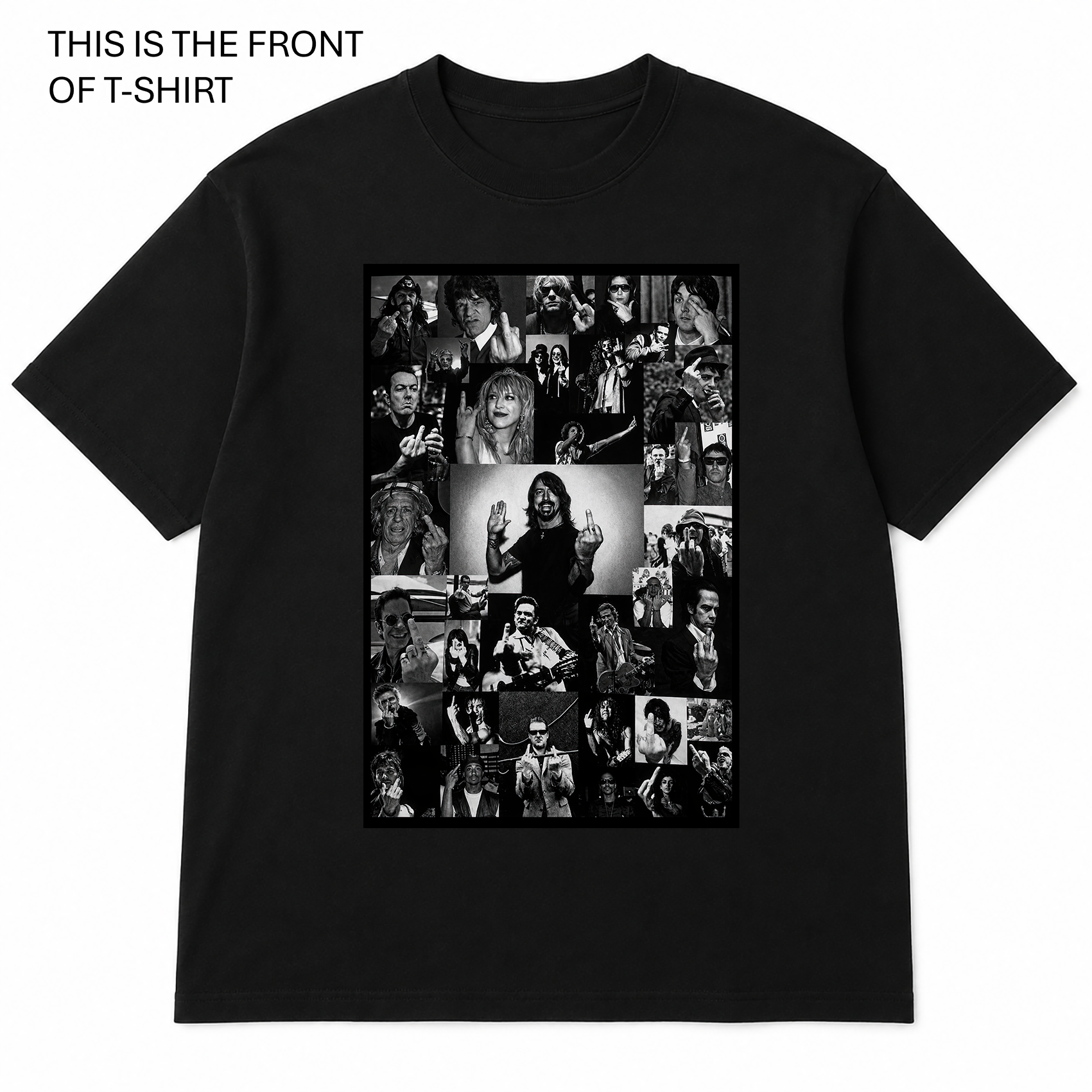 BDG Graphic T-Shirt - Collage - Music Finger
