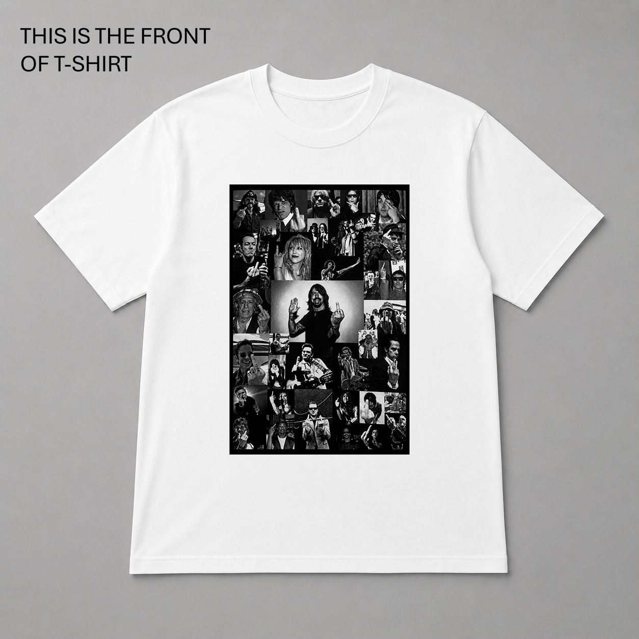 BDG Graphic T-Shirt - Collage - Music Finger