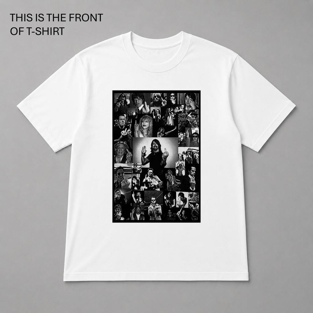 BDG Graphic T-Shirt - Collage - Music Finger