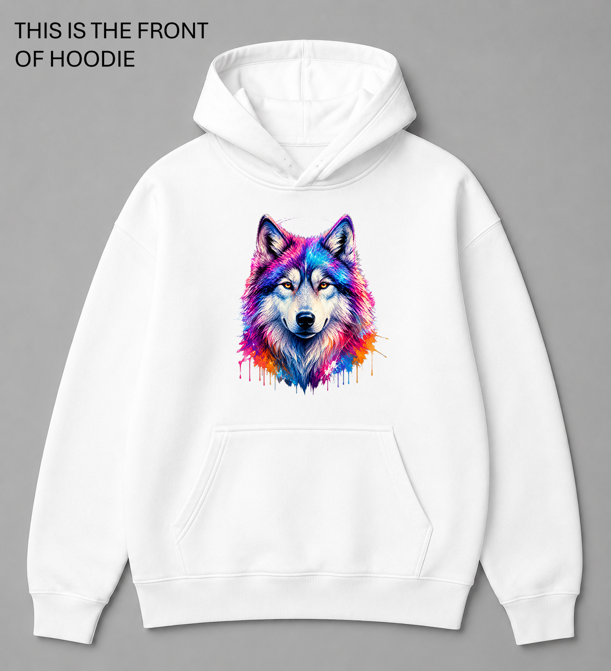 BDG Graphic Hoodie - Cosmic Wolf