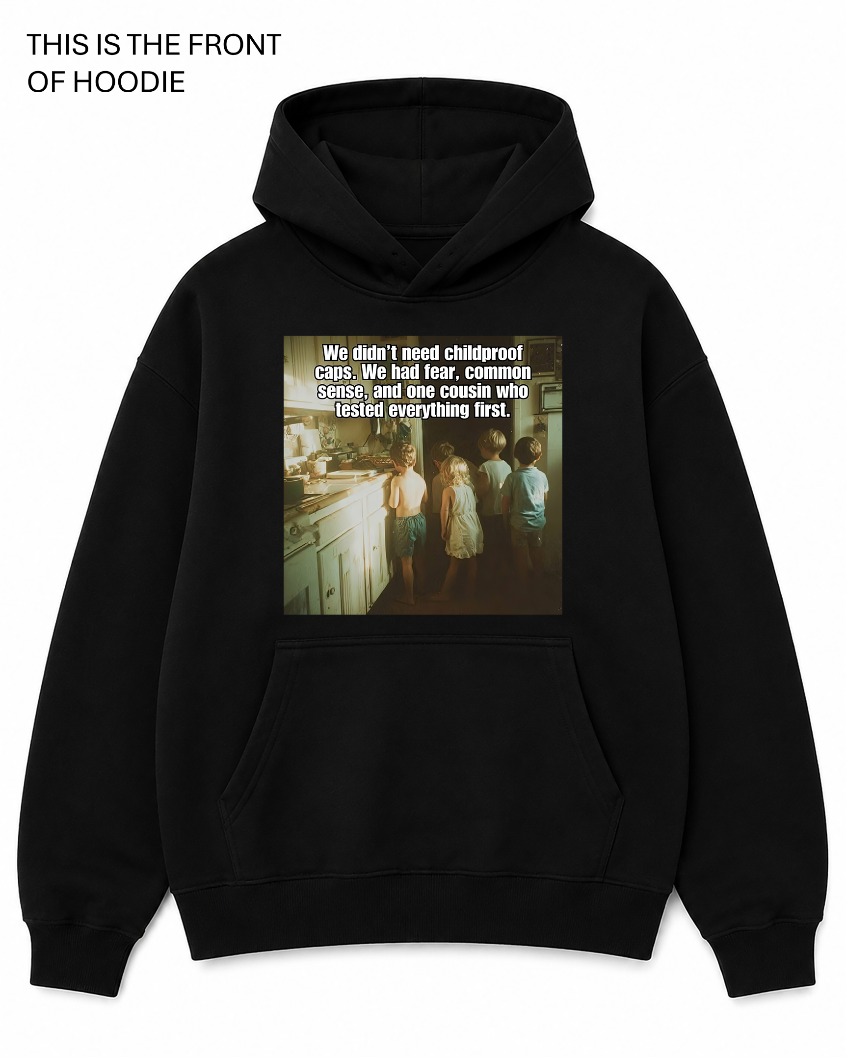 Premium graphic hoodie featuring the cousins design by Built Different Goods. Comfortable everyday hoodie available in sizes S to True 5XL.