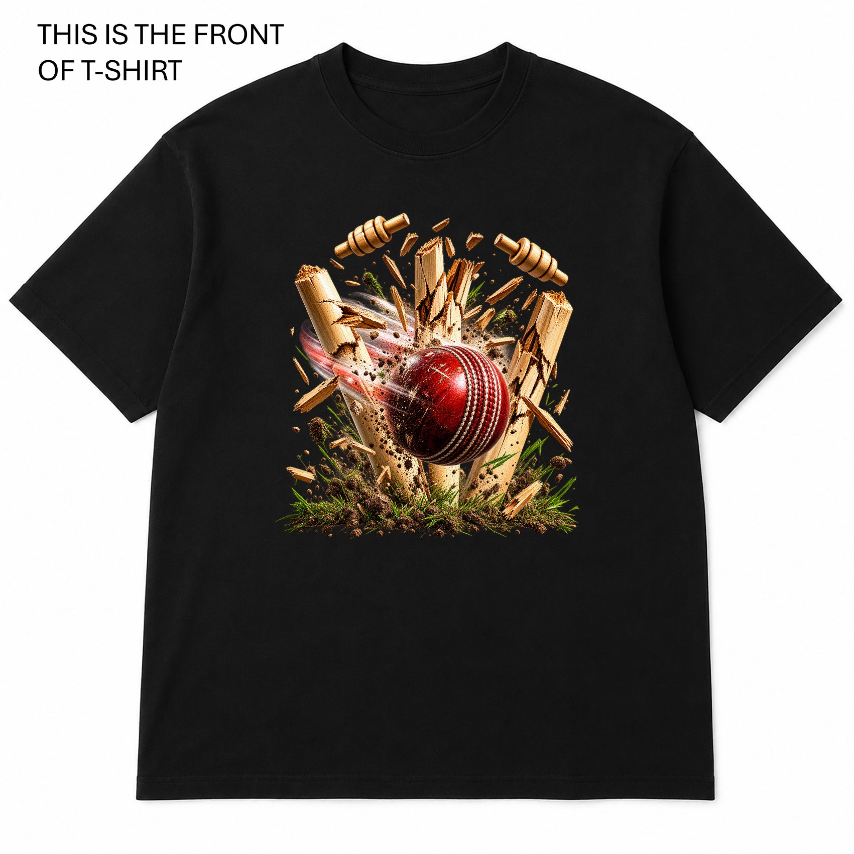 Cricket Wickets Graphic T-Shirt - Built Different Goods