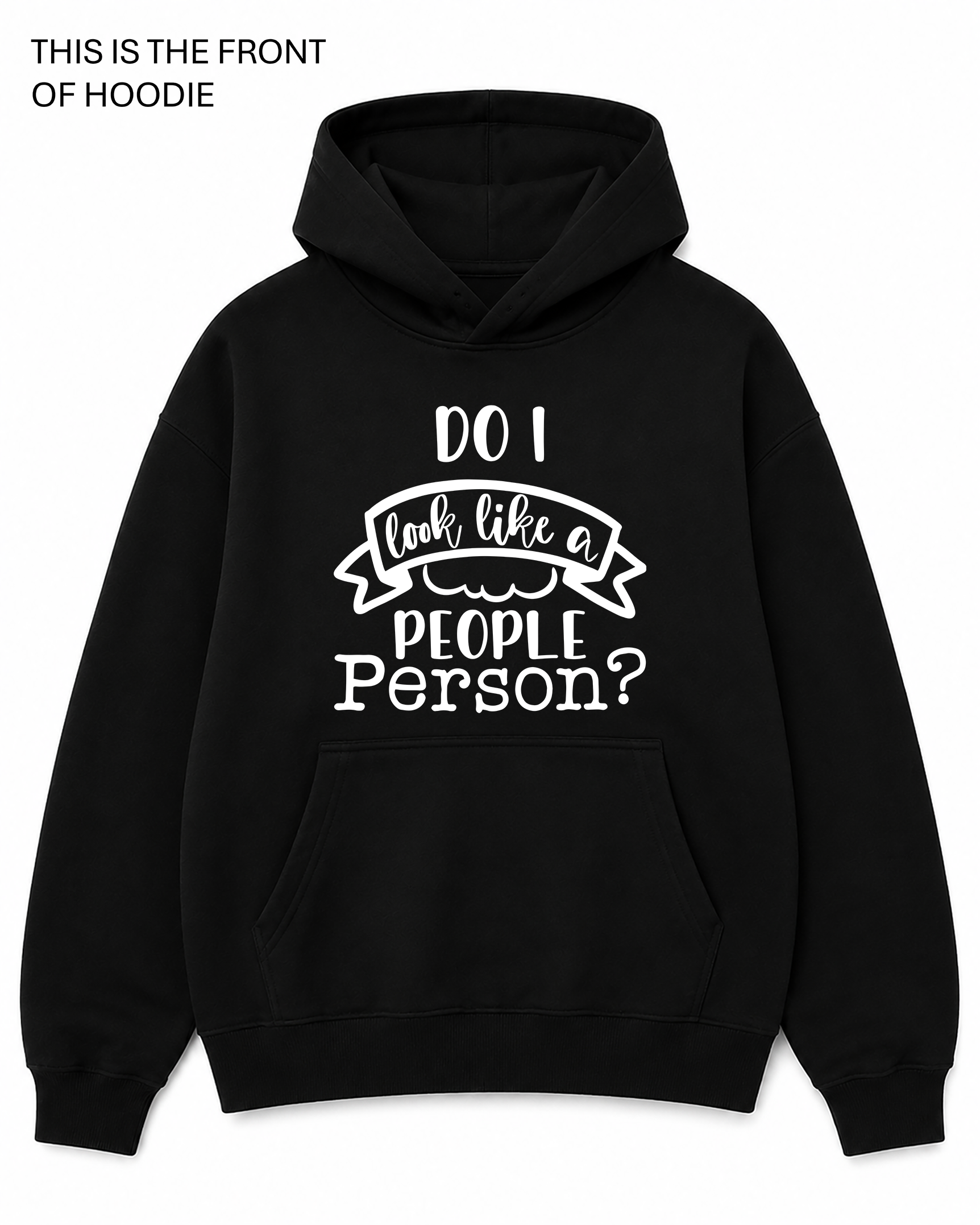 BDG Graphic Hoodie - Do i Look like a People Person?